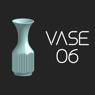 vase 06 flakon by radek podsednik haushalt dekor zuhause haus wohnkultur büro unterstützung no unterstützt 3d print model - Mito3D