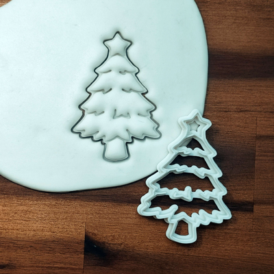 natal árvore biscoito cortador by teodoro casa decoração cortadores 3d print model - Mito3D