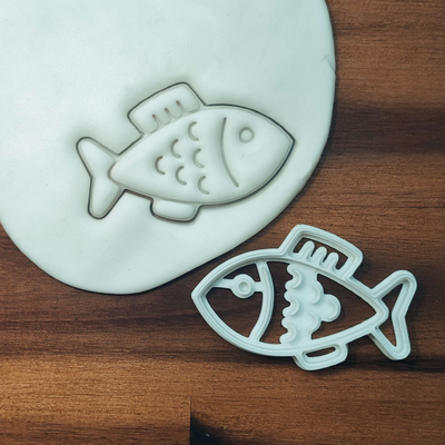 poisson biscuit coupeur by théodore ménage décor eau fraiche coupeurs noël 3d print model - Mito3D