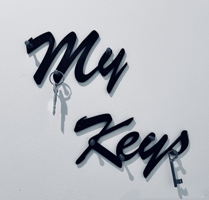 my llave percha soporte manos by hologos casa decoración llavero gancho 3d print model - Mito3D
