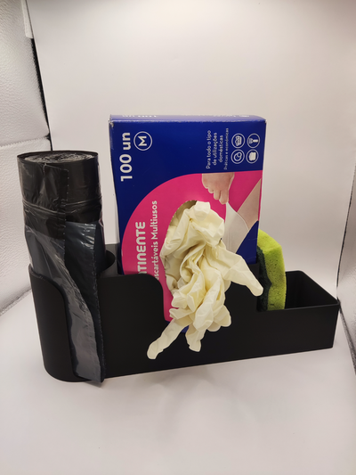 cuisine organisateur by solid3d outils organisateurs éponge titulaire soutien sacs boîte 3d print model - Mito3D