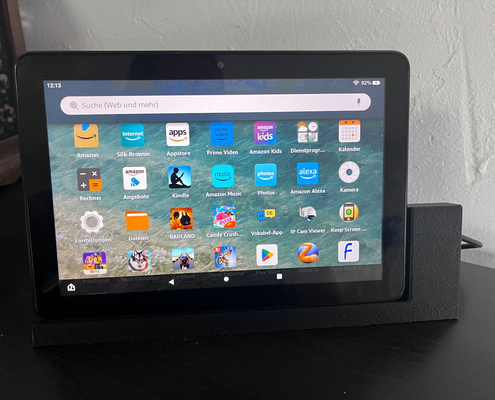fire hd 8 tablet- dock 12 gen remixed by bf3d-solution household house models firehd8 kindel amazon gen12 stand 3d print model - Mito3D