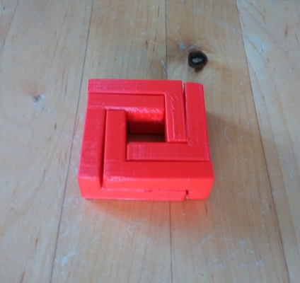 hanayama cube puzzle remixed by biviyt toys & games puzzles 3d print model - Mito3D