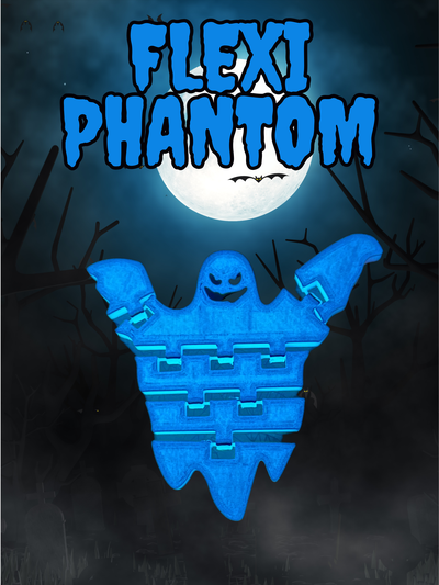 flexi phantom by pink 3dp toys & games halloween ghost 3d print model - Mito3D