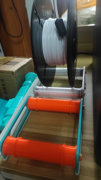 divertente filamento titolare supporto 2kg 3kg 2 0 by fungeeker 3d stampante parti porta bobina x1 bambu bambolotto x1c p1p p1s 3d print model - Mito3D
