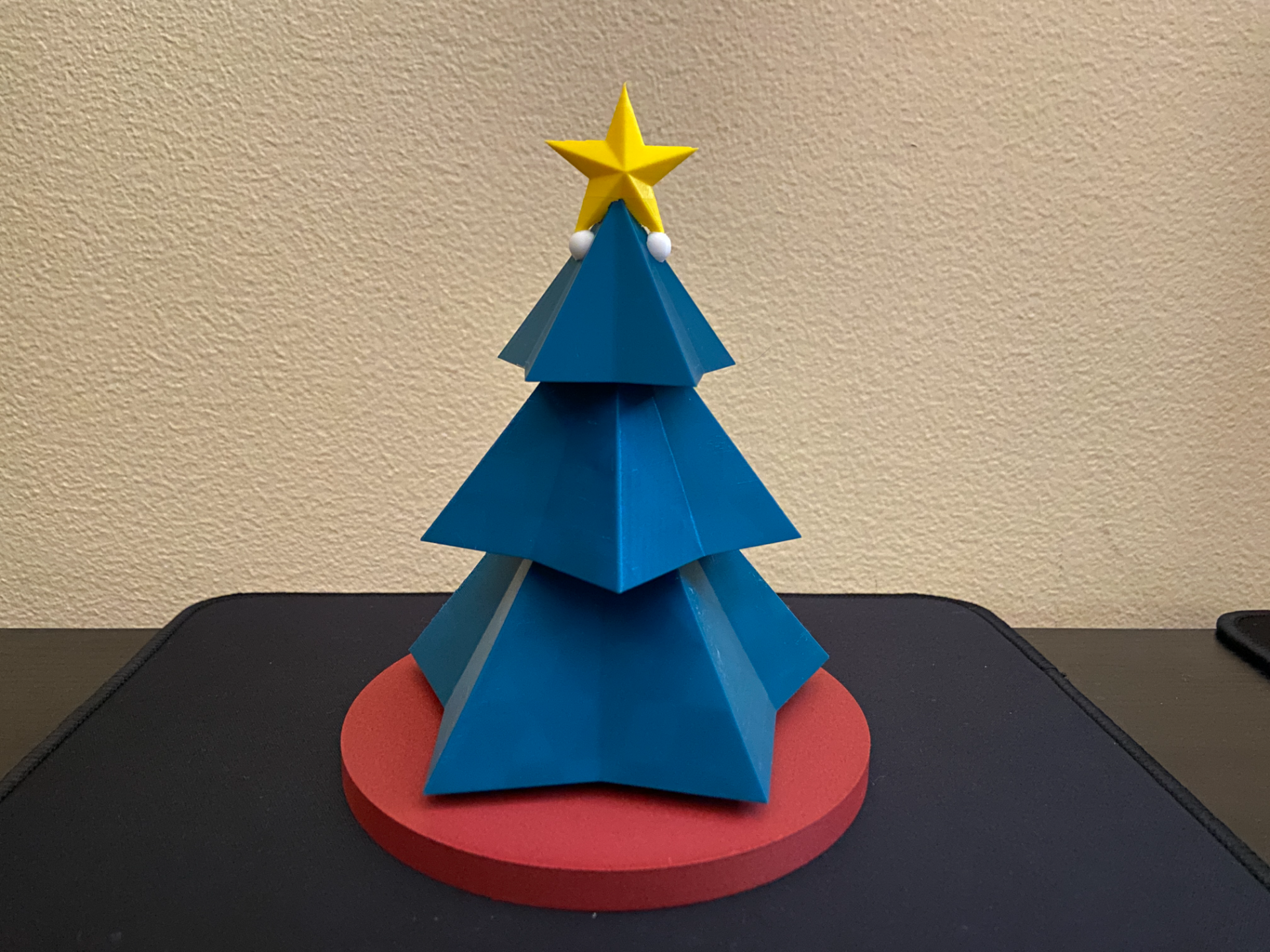 natal árvore pilha by qjeezy casa decoração feriado papai noel fofa construir simples fácil 3D print model - Mito3D