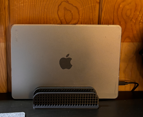 macbook ar m2 ipad 5 m1 escrivaninha suporte caso bainha by exotec casa escritório maçã mac mano ipadair iphone iphone15 3d print model - Mito3D