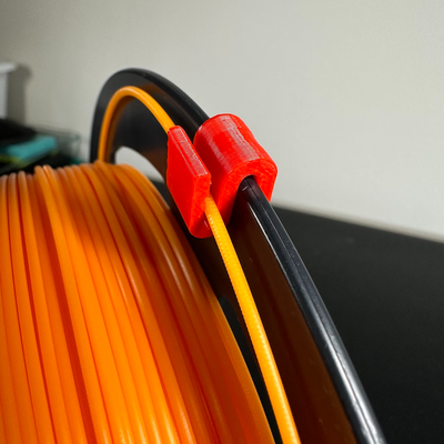 profilo snap on sicuro filamento clip sunlu bobine nell'entroterra riutilizzabile by dwdesigns 3d stampante accessori bobina scatto 3d print model - Mito3D
