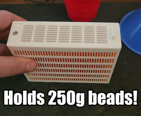 déshydratant boîte tient 250g sec glissement couvercle vis trou by pire ingénieur 3d imprimante accessoires récipient 3d print model - Mito3D
