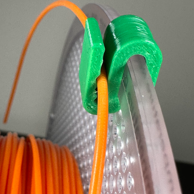 profilo snap on sicuro filamento clip bambu laboratorio riutilizzabile bobina by dwdesigns 3d stampante accessori scatto 3d print model - Mito3D