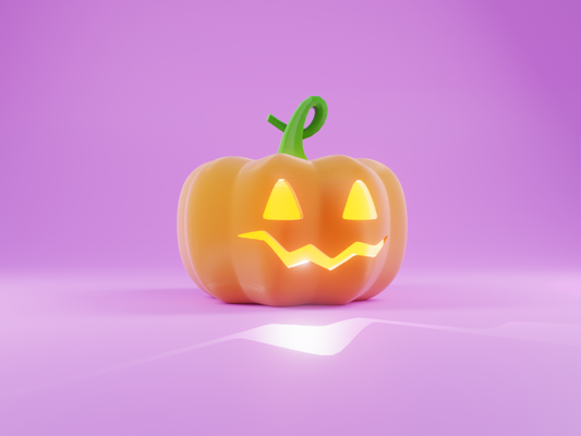 pumpkin keychain by clipp3d household festivities halloween spooky decoration cute multicolor 3d print model - Mito3D