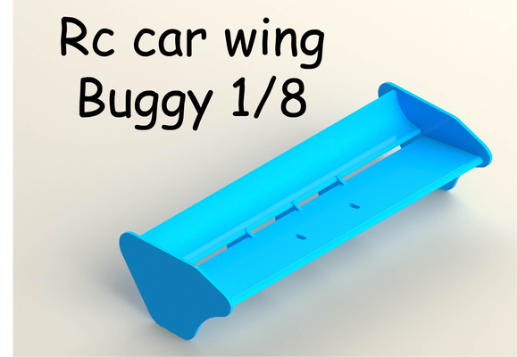 wing rc car buggy 1 8 by dieggs hobby & diy offroad 3d print model - Mito3D
