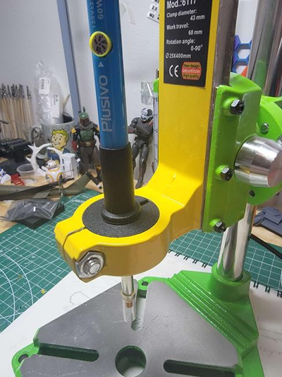 43mm bushing plusivo soldering iron to powlab drill press by cosmicringpiece tools machine 3d print model - Mito3D