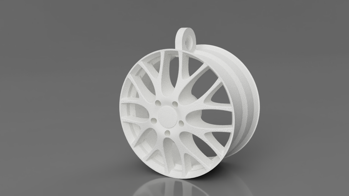 llavero bmw rueda by hg diseño arte modelos 3d print model - Mito3D