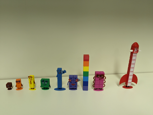 blocs nombres 1 10 by waywood ben éducation mathématiques apprentissage jouets gamins figurine 3d print model - Mito3D