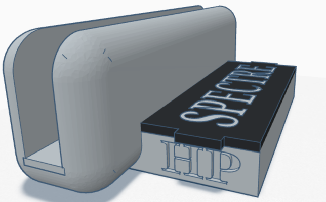 hp dizüstü bilgisayar dikey ayakta durmak yeniden düzenleme by redjiprint3d araçlar gadget'lar hpspectre hpspectrex360 hayalet 3d print model - Mito3D