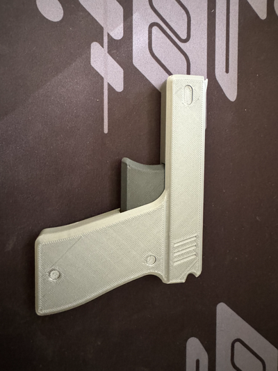 agiter jouet pistolet by joël jouets jeux 3d print model - Mito3D