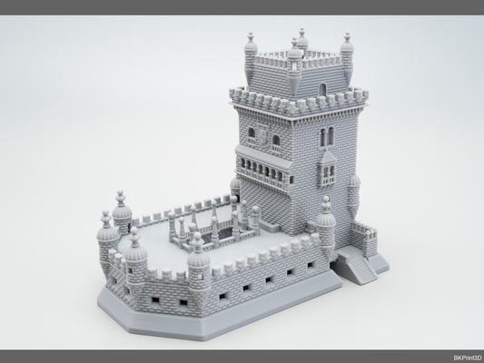 belém torre bel m castelo by bkprint3d miniaturas arquitetura 3d print model - Mito3D