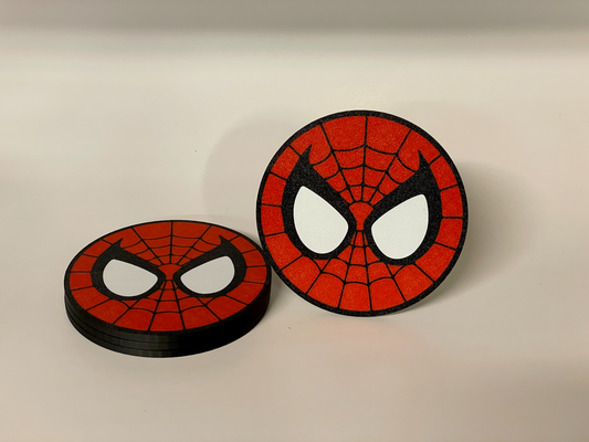 coaster - spider-man by average3dprints household decor spiderman marvel 3d print model - Mito3D
