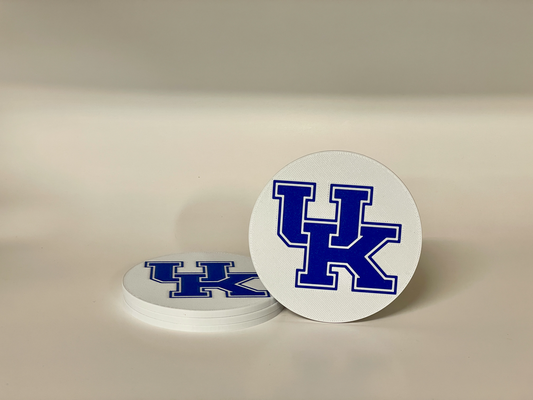 coaster uk kentucky chats sauvages by average3dprints ménage décor basketball football sports 3d print model - Mito3D