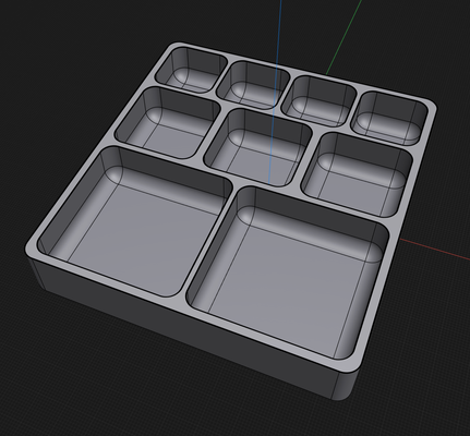 tinker tool tray by wpetheri hobby & diy screws tools print head 3d print model - Mito3D