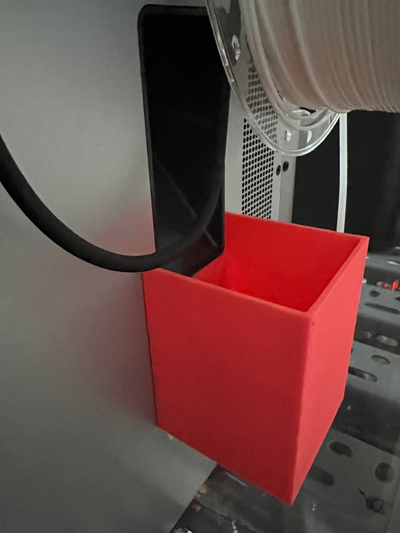 bambu laboratoire caca chute magnétique by bucco 3d imprimante accessoires poubelle 3d print model - Mito3D