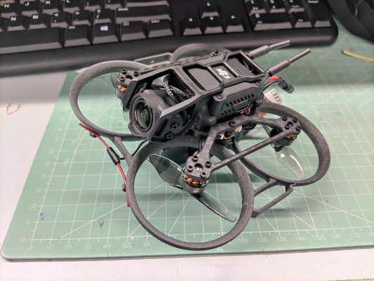 betafpv pavo 20 3d printed whoop duct strong & lite by dr j ma hobby diy fpv drone cinewhoop 3d print model - Mito3D