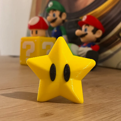 super star mario remixed by joker 3d toys & games characters supermario 3d print model - Mito3D