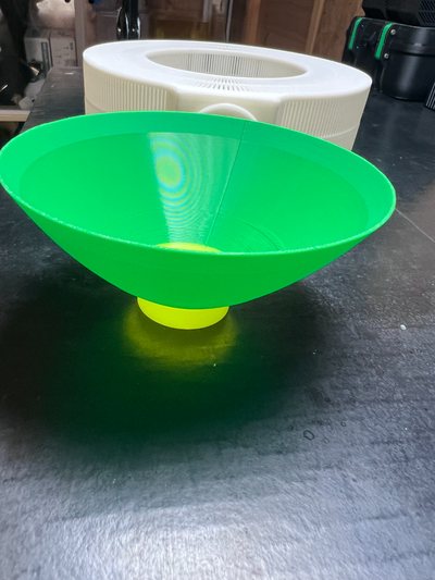 silica drier spool v2 funnel by kyaenos 3d printer parts dryer 3d print model - Mito3D