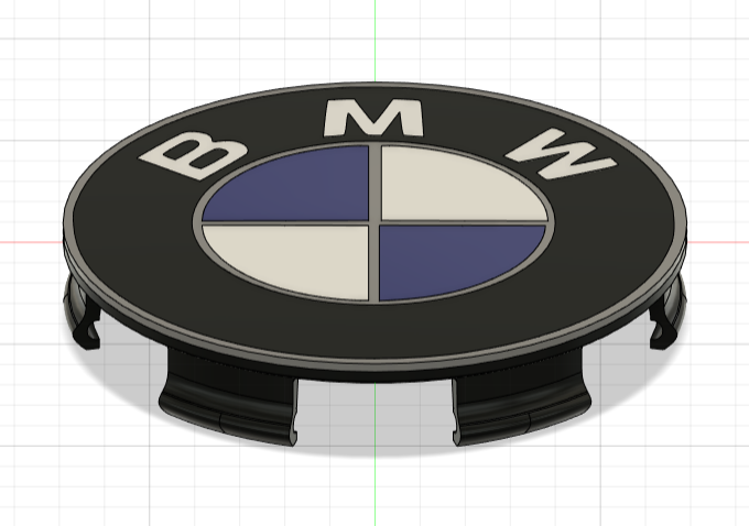 bmw tekerlek amblem by maximilian zupanic sanat işaretler logolar logo araba parçalar ayarlama yedek oto otomotiv mühendislik 3d yazdır kolay 3D print model - Mito3D