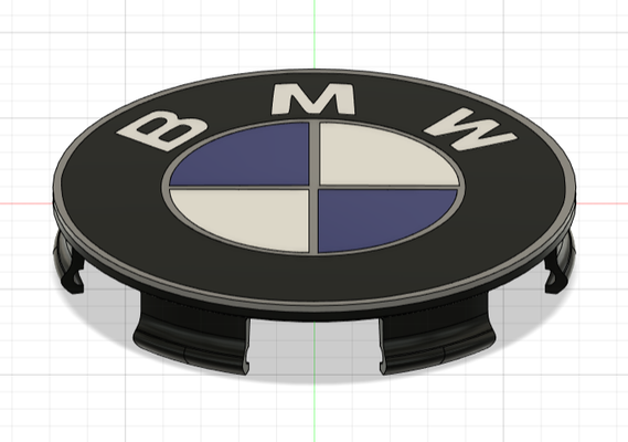 bmw roue emblème by maximilian zupanic art panneaux logos logo voiture pièces réglage rechange auto automobile ingénierie 3d impression facile 3d print model - Mito3D