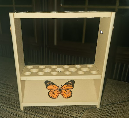 bebendo palha secador borboletas by jeff ferreiro casa modelos 3d print model - Mito3D