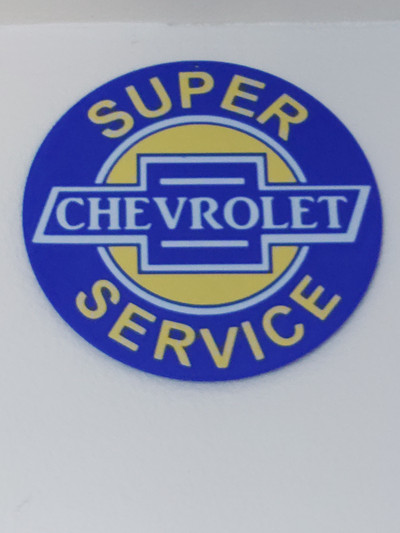 super chevy service ancien signe by cooper shawn art panneaux logos 3d print model - Mito3D