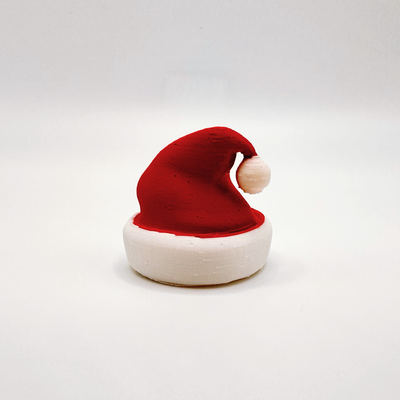 papa noel claus 39 sombrero remezclado by coríge jorgensen miniaturas navidad 3d print model - Mito3D