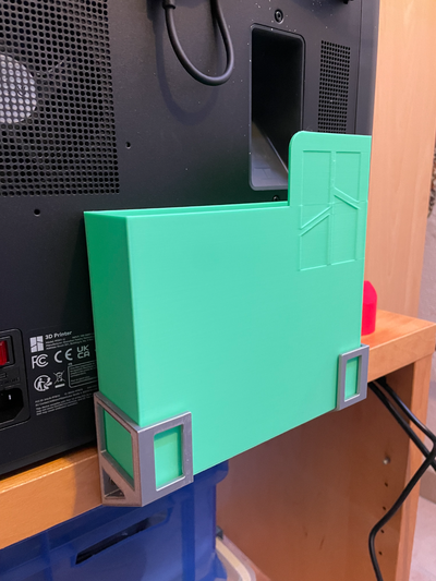 mierda tolva soporte by jz impresión 3d impresora accesorios ángulo 3d print model - Mito3D