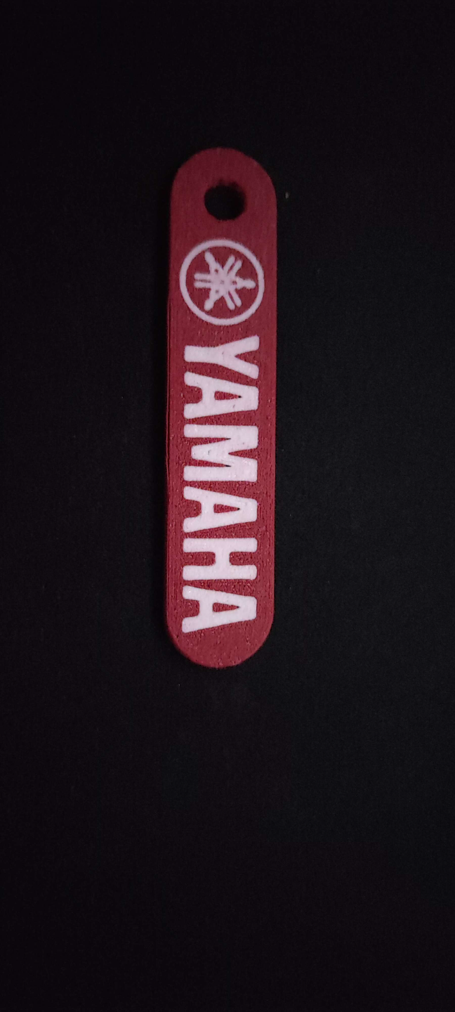 yamaha portachiavi by pura grandezza arte segni loghi rosso logo 3D print model - Mito3D