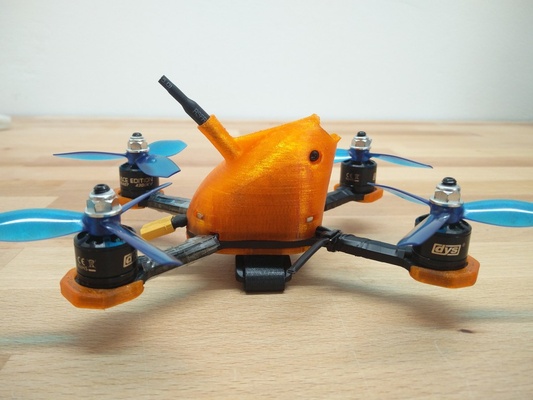 osh 140s by estafador códigos pasatiempo bricolaje diy rc fpv fpvracer fpvracing cuadricóptero marco quadcopter 3d print model - Mito3D