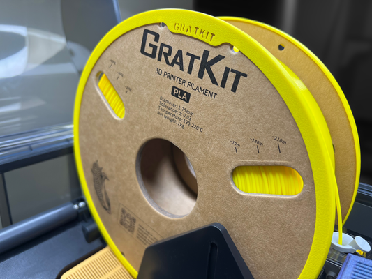 gratkit bambu lab ams cardboard spool adapter ring by designcraft 3d printer accessories grat kit filament 3d print model - Mito3D