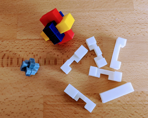avancée puzzle étoile by axiome jouets jeux puzzles jeu facile impression jeu réflexion 3d print model - Mito3D