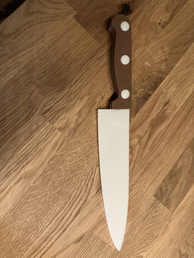 big knife remixed by morris props & cosplays halloween cosplay scary chef 3d print model - Mito3D