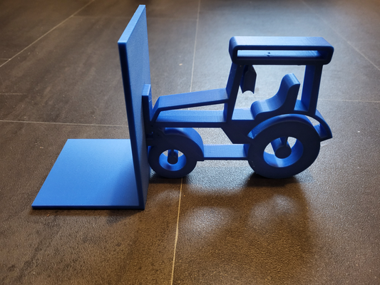 fermalibri trattore by lyptrick domestico arredamento reggilibri 3d print model - Mito3D