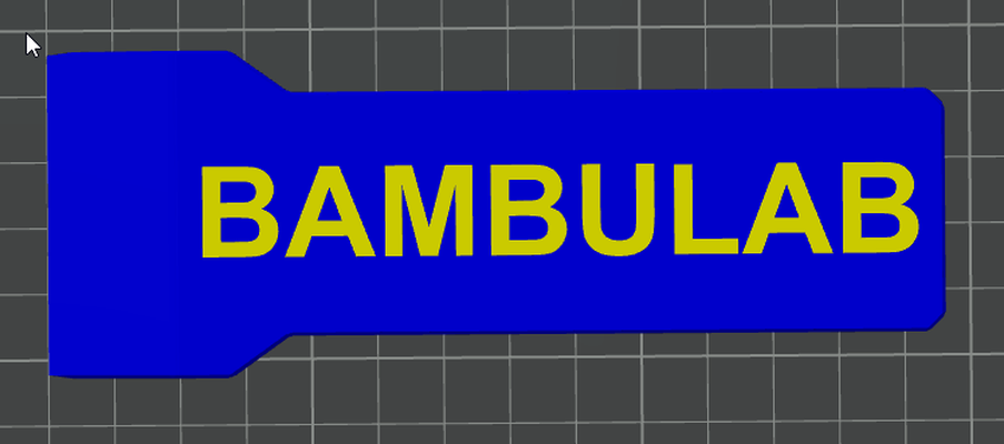bambulab simple print bed scraper by ben 3d printer accessories ams ready multicolour text 3d print model - Mito3D