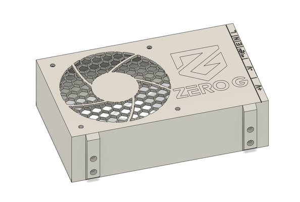meanwell rsp 500 24 couverture gaine 120mm ventilateur by lyptrick 3d imprimante pièces ender5plus ender5plusupgrades 3d print model - Mito3D