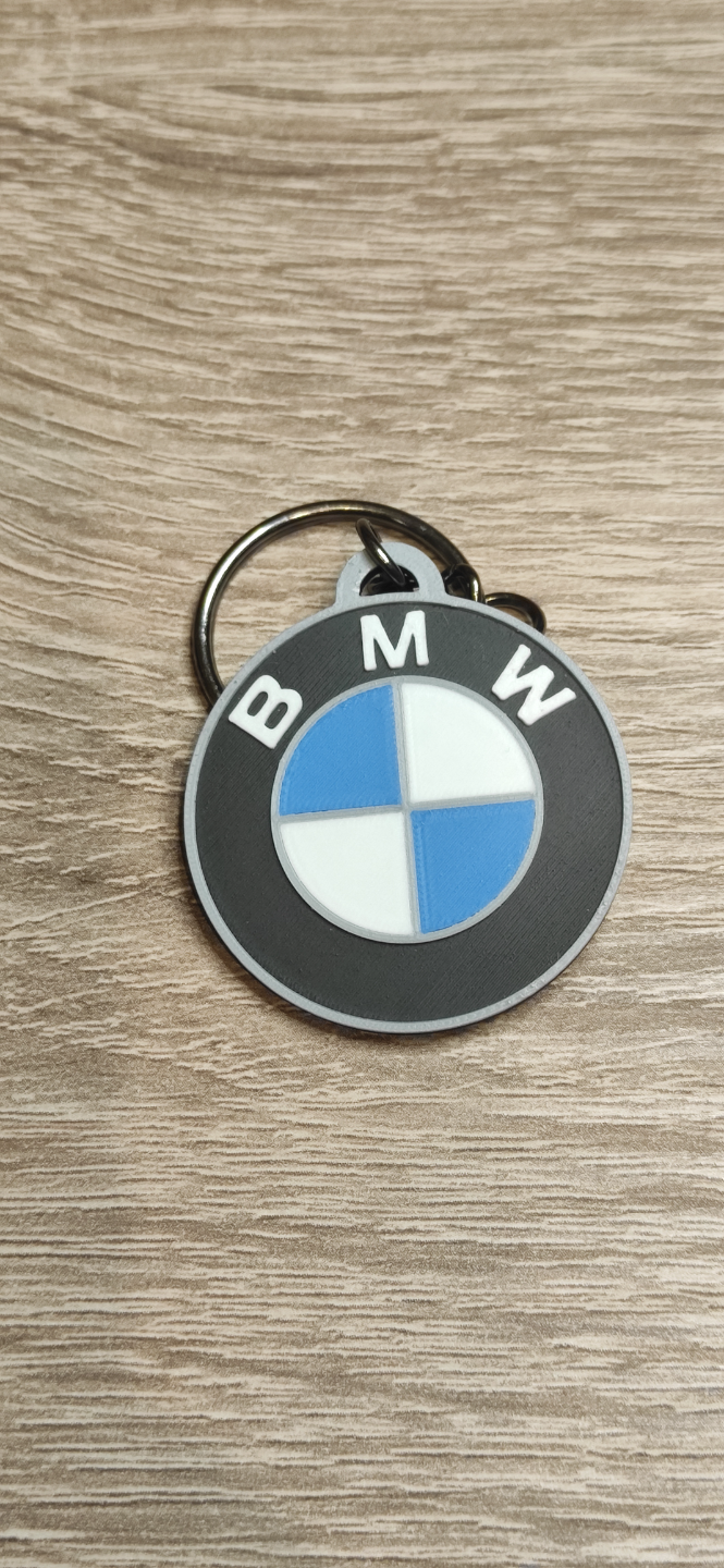 bmw chaveiro by carlson arte sinais logotipos chave acessório porta chaves 3D print model - Mito3D