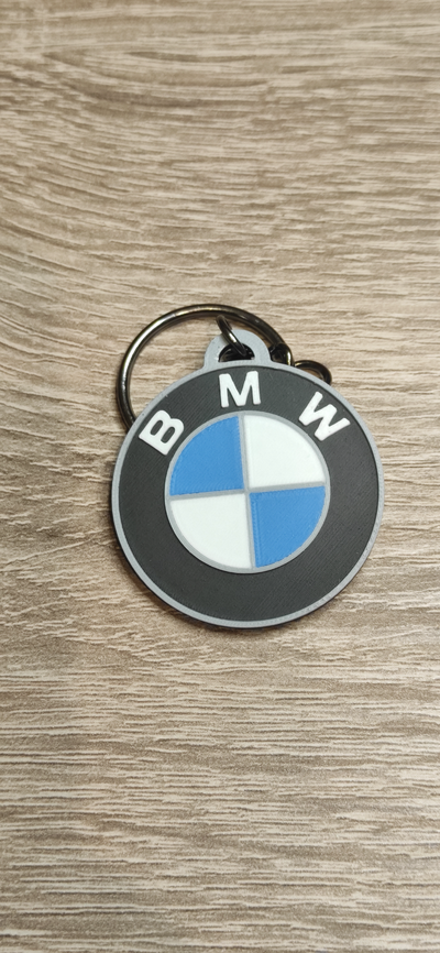 bmw porte clés by carlson art panneaux logos clé accessoire 3d print model - Mito3D