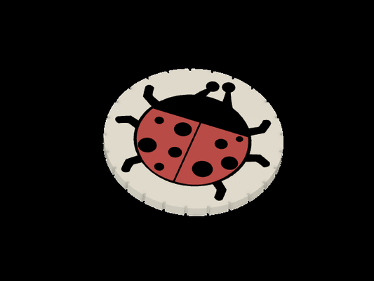 ladybug coin by marcos p art & badges 3d print model - Mito3D