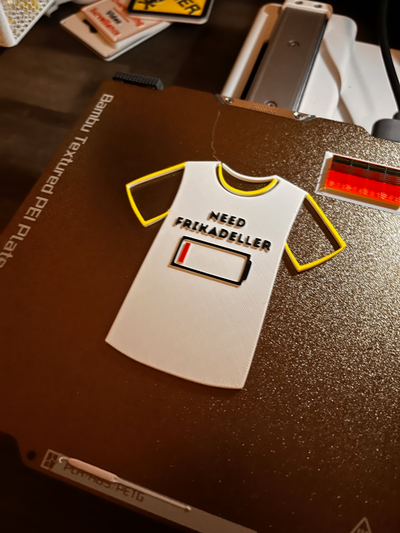 i polpette maglietta by dinozzo28 arte segni loghi logo cibo batteria 3d print model - Mito3D
