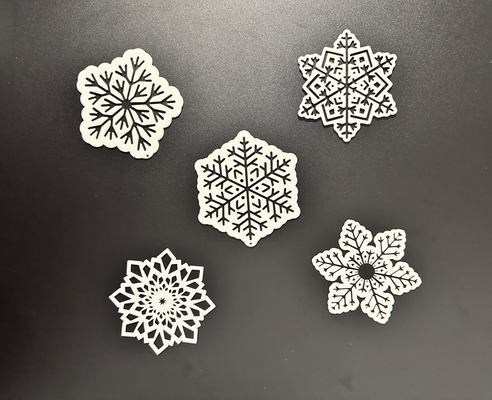 flat snowflake 5 pack by black glovz household festivities christmas tree 2023 ball balls candle christmastree christmasornament cookie santa claus hat key santaclaus grinch keychain st grinchmas halloween art 2024 bat accessory avengers bmw collection p1s p1p x1 ams spool lid 3d print model - Mito3D