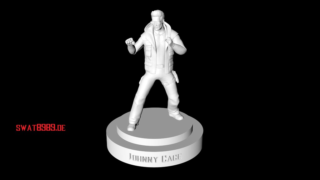 johnny cage mortel kombat by swat8989 outils gadgets johnnycage combat 3D print model - Mito3D