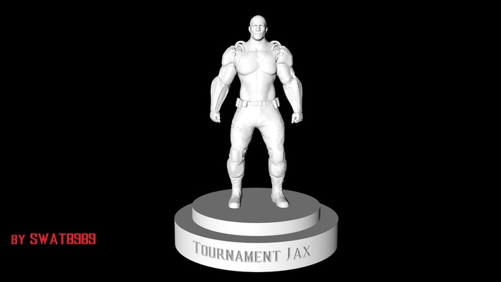 torneo jax mortale kombat x by swat8989 utensili gadget combattimento torneojax 3d print model - Mito3D